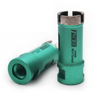 Fachlich Diamant-Bohrkronen 25mm M14 Gewinde, 2 Stück für Fliesen, Beton