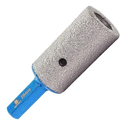 Brschnitt Diamant Fingerfräser 20mm - Vergrößerung von Löchern in Porzellan