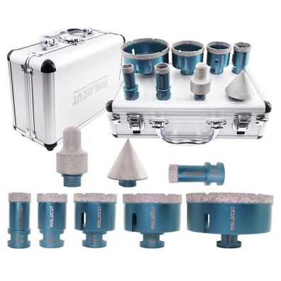 Minlaycut Diamantbohrer Set 8-tlg. (20-100mm) Lochsäge & Fingerschneider