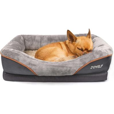 JOYELF Orthopädisches Hundebett aus Memory-Schaum mit abnehmbarem Bezug