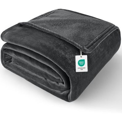 Cinkee Antistatische Kuscheldecke 300GSM Extra Weich, Fleecedecke 150x200 cm