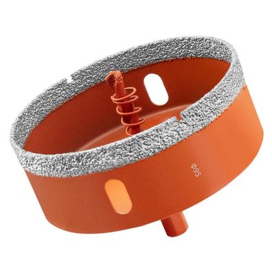 Meccion Diamant Lochsäge 95mm - Hartgelöteter Kernlochbohrer für Fliesen, Glas