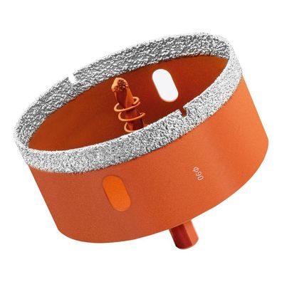 Meccion Diamant Lochsäge 90mm - Hartgelöteter Kernlochbohrer für Fliesen, Glas