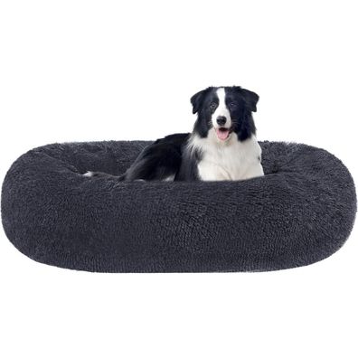 HMTOPE Orthopädisches Hundebett rund, Kuscheliges Hundekissen/Sofa, Waschbar