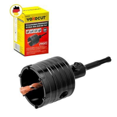 Yokocut Bohrkrone 68 mm SDS Plus Kernbohrer - Hammerschlagfest für Stein