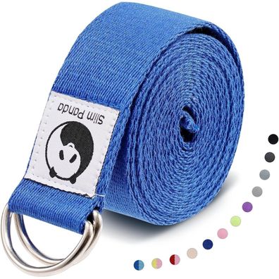 Slim Panda Yogagurt aus Baumwolle - Praktisches Zubehör für Dehnen und Fitness