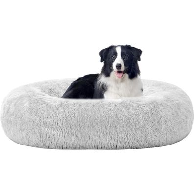 HMTOPE Orthopädisches Hundebett rund, Donut Kuschelkissen für Hunde und Katzen