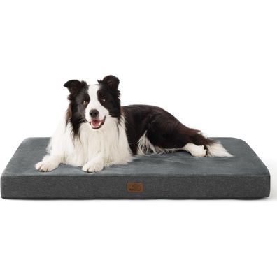 Bedsure Orthopädisches Hundekissen für große Hunde, 89x56x8cm, waschbar