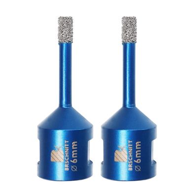 Brschnitt Diamant Fliesenbohrer 6mm M14 (2 Stück) Lochsäge für harte Materialien