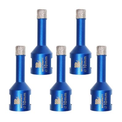 Brschnitt Diamant Fliesenbohrer 10mm M14 (5 Stück) für Winkelschleifer
