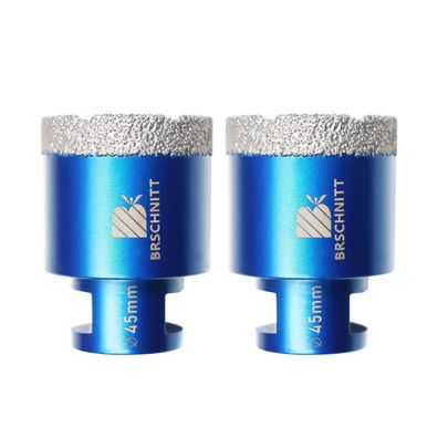 Brschnitt Diamant Fliesenbohrer 45mm (2 Stk.) M14 Lochsäge für harte Materialien