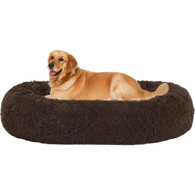 HMTOPE Orthopädisches Hundebett rund, Kuscheliges Hundekissen/Katzenbett