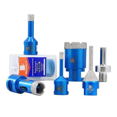 Brschnitt Diamantbohrer & Fingerfräser Set 6-35mm M14 für Fliesen, Granit