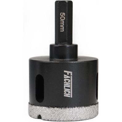 Fachlich Diamantbohrer 50mm Lochsäge mit Sechskantschaft für harte Materialien