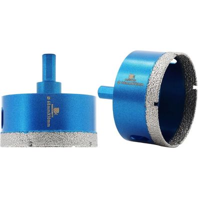 Brschnitt Diamant Trockenbohrer 68mm Bohrkrone für harte Materialien (2 Stück)