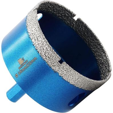 Brschnitt Diamant Trockenbohrer 68mm - Lochsäge für harte Materialien