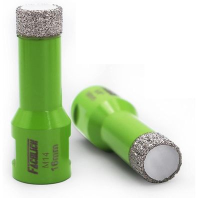Fachlich Diamant-Bohrkronen 2 Stücke 16mm Vakuumgelötet M14 Gewinde für