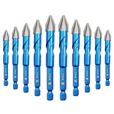 Brschnitt Exzenterbohrer 10mm 3/8" Schräger Kopf - Fliesen- & Glasbohrer Set