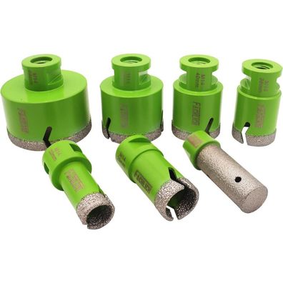 Fachlich Diamant Fliesenbohrer Set 7tlg. (20-68mm) M14 Lochsäge + 20mm