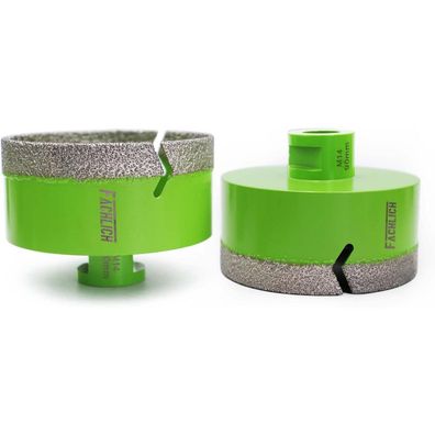 Fachlich Diamant-Bohrkronen 2x 90mm Vakuumgelötet Lochsäge M14 für harte