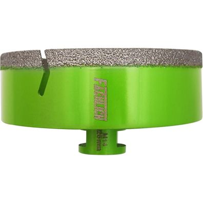 Fachlich Diamantbohrer 125mm M14 - Fliesen, Keramik, Granit, Marmor