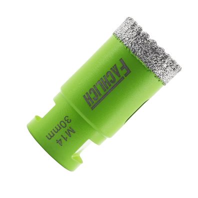 Fachlich Diamantbohrer 30mm M14 - Bohrkrone für Fliesen, Keramik, Granit