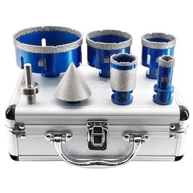 Brschnitt Diamantbohrer Set 20/35/50/68/100mm, 50mm Fasenbohrer mit Adapter