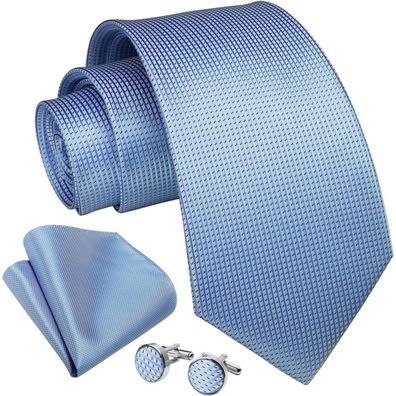 Enlision Herren Krawatten Set Seide Paisley mit Einstecktuch und