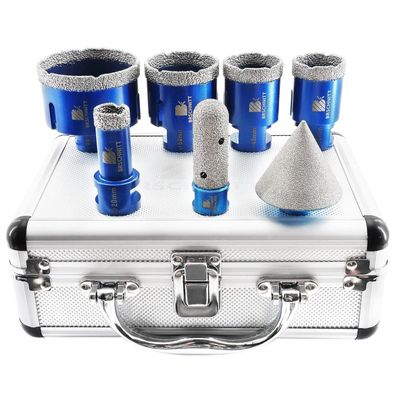 Brschnitt Diamantbohrer & Fliesenbohrer Set 20/35/40/50/68mm, Fingerfräser