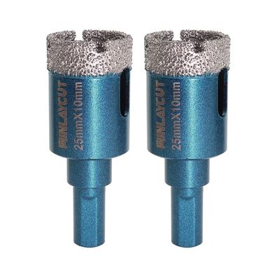 Minlaycut Diamant Fliesenbohrer 25mm, Diamant-Bohrkrone Lochsäge (2 Stück) für
