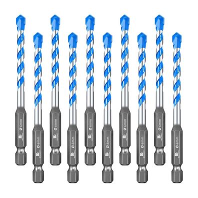 Brschnitt Betonbohrer Set mit Sechskantschaft, 10 Stück, 6mm