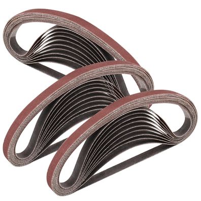 Stebruam Schleifbänder 10x330 mm, 150er Körnung, 30er Set