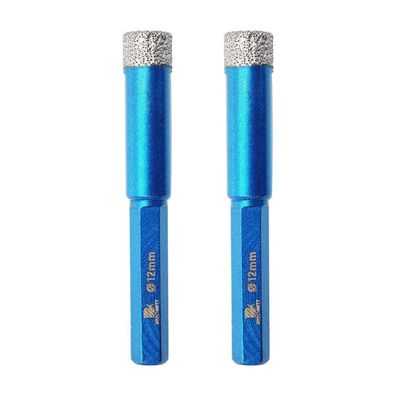 Brschnitt Diamant Trockenbohrer 12mm Sechskant-Schaft Fliesenbohrer Lochsäge (2