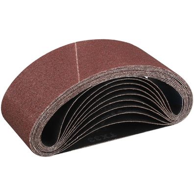 Stebruam Schleifbänder 75x457 mm, Körnung 60, 10er Pack