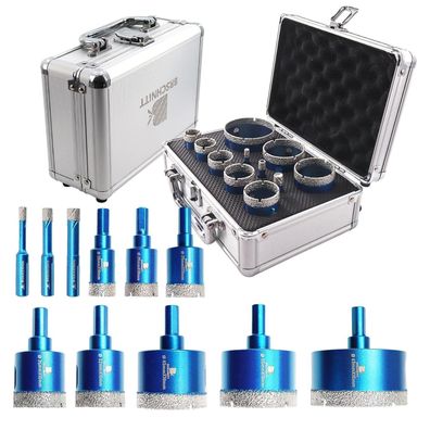 Brschnitt Diamantbohrer Set (11tlg, 6-65mm) - Lochsäge für harte Materialien