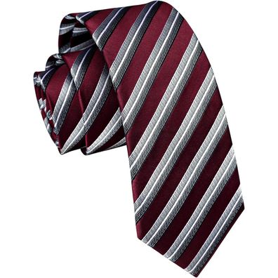 Enlision Schmale Herren Krawatte 6cm - Klassisch für Formelle Hochzeit