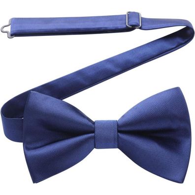 Hisdern Herren Fliege, bereits gebunden, verstellbar, marineblau