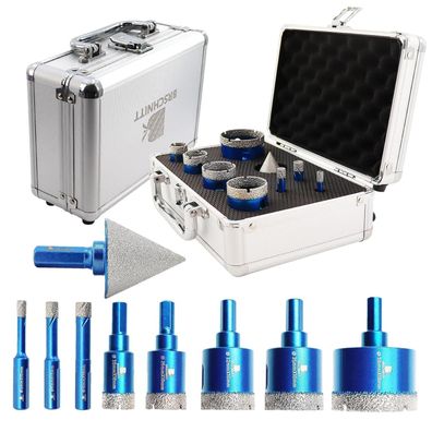 Brschnitt Diamant Trockenbohrer Set Lochsäge für Fliesen, Porzellan, Keramik
