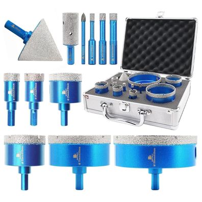 Brschnitt Diamant Trockenbohrer Set Lochsäge für Fliesen, Porzellan, Keramik