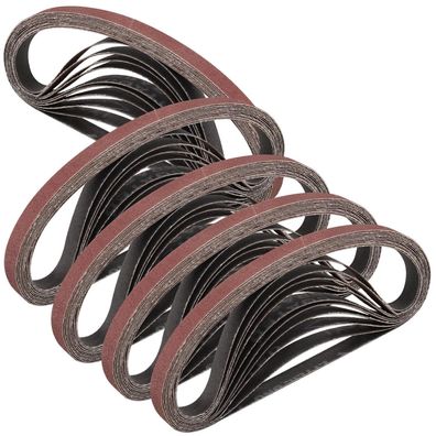 Stebruam Schleifband 13x457 mm, Körnung 100, 50 Stück