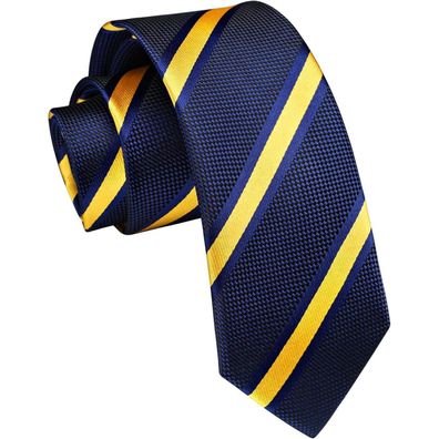 Enlision Schmale Herren Krawatte 6cm - Klassisch für Business und Hochzeit