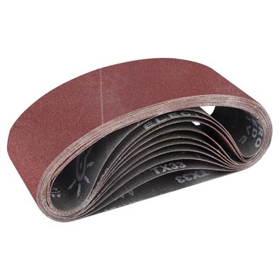 Stebruam Schleifbänder 75x510 mm, Körnung 100, 10 Stück