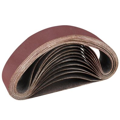 Stebruam Schleifbänder 40x303 mm, Körnung 320, 12 Stück