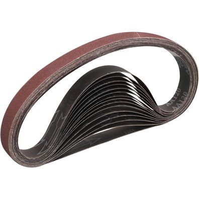 Stebruam 15tlg Schleifband 25x762 mm, Körnung 80 - für Bandschleifer