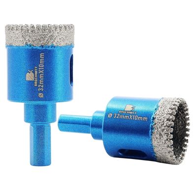 Brschnitt Diamant Trockenbohrer 32mm für Fliesen, Granit, Keramik (2 Stück)