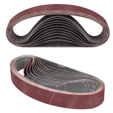 Stebruam 10x Schleifbänder 30x533 mm, Körnung 60