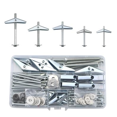 Lemiyoo Kippdübel Set (120 Stück) - Klappdübel & Spreizdübel für Gipskarton