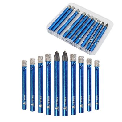 Brschnitt Diamantbohrer Set 20 Stück 6mm Diamant Bohrkrone für Keramik, Granit