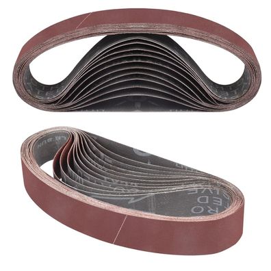 Stebruam Schleifbänder 30x533 mm, Körnung 320, 12 Stück für Bandschleifer