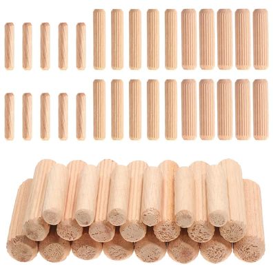 Faankiton 650 Stück Holzdübel Set 6x30/8x40/10x40mm - Buche Holz Dübel für